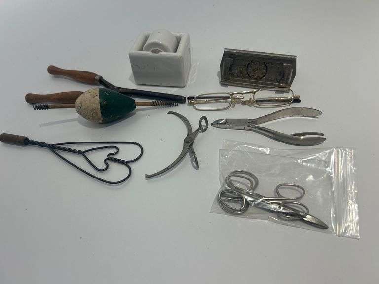 Scissors, Fishing Float, Tools, Glasses & More image