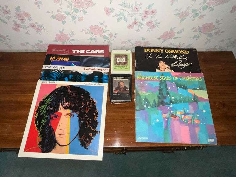 Vinyl albums, Donnie Osmond, The Police, Def Leppard, The Cars, etc. image