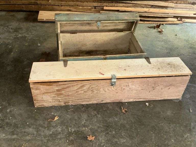 2 wooden storage boxes image