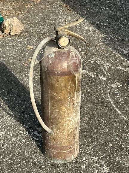 Brass fire extinguisher image
