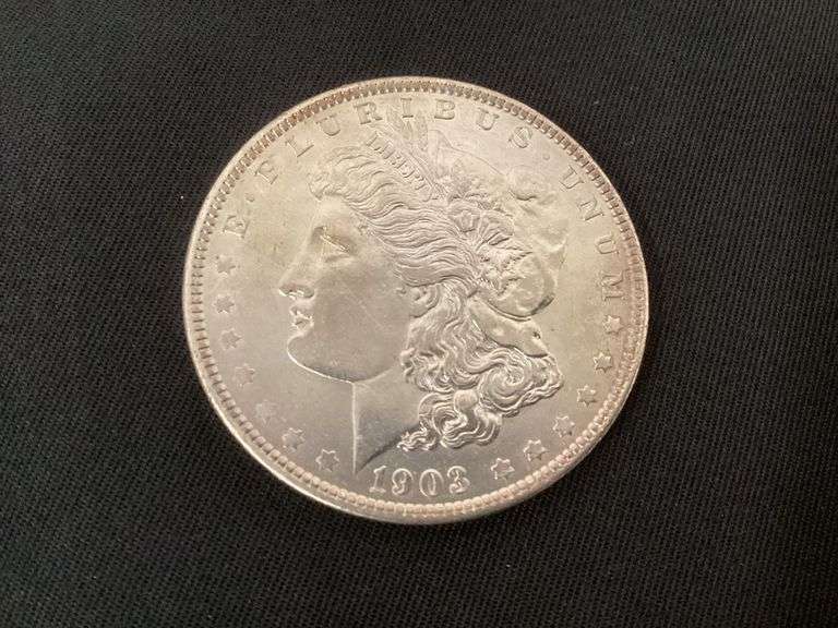 1903 Morgan silver dollar image