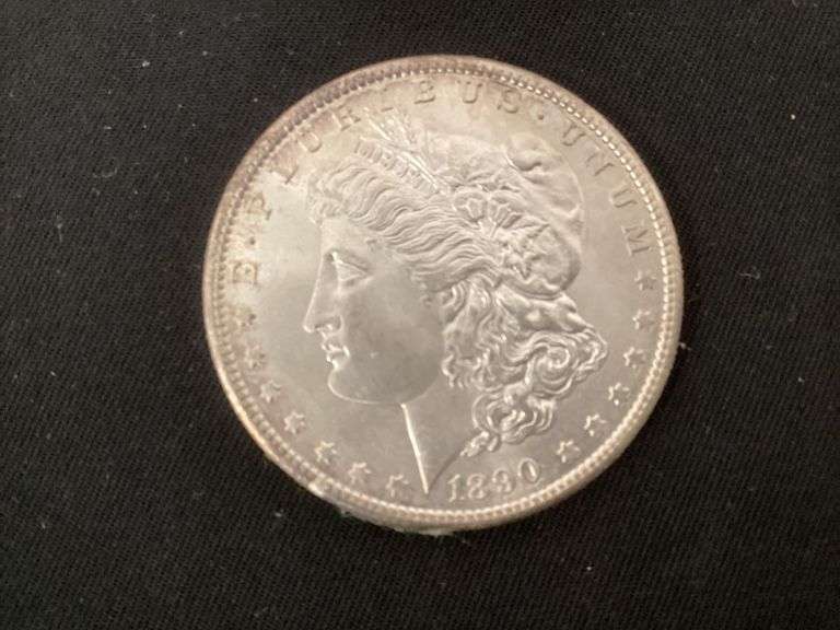 1890-S Morgan silver dollar image