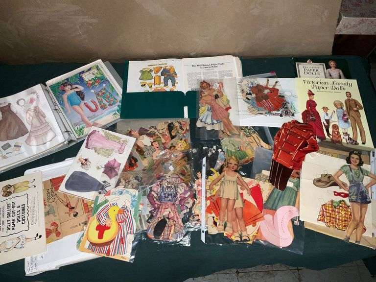 Paper dolls some vintage image