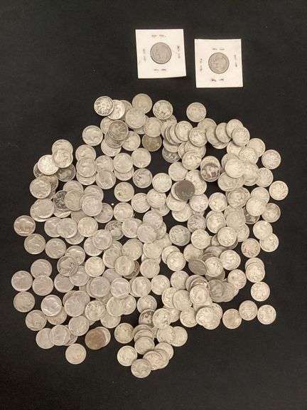 Collection of buffalo nickels image