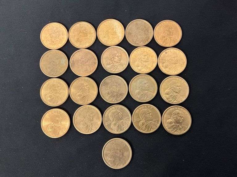 21 Sacajawea dollars image