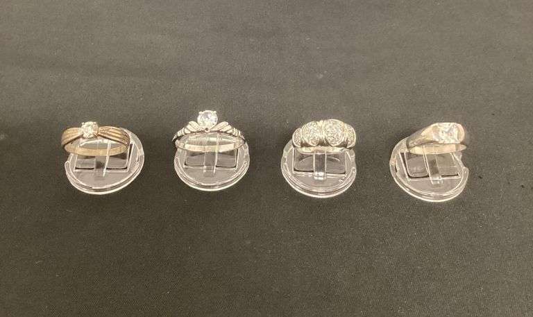 Sterling silver and 925 rings with stones image