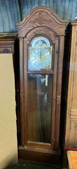 GMK Clock Co. grandfather clock, 82" T x 24" D x 16" D image