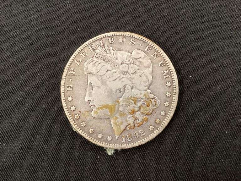 1892-O Morgan silver dollar image