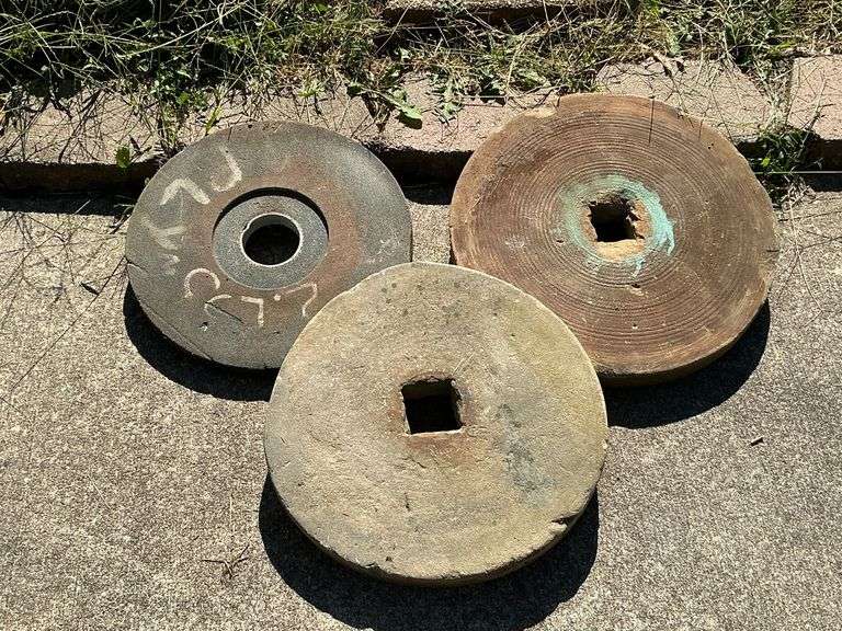 Three sharpening stones image