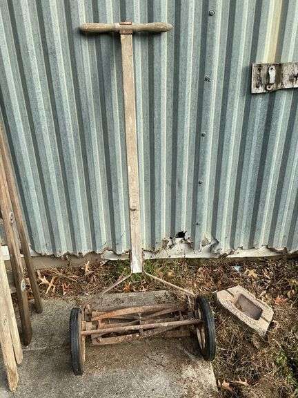 Vintage push mower image