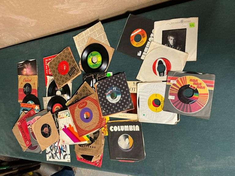 Collection of 45 records image