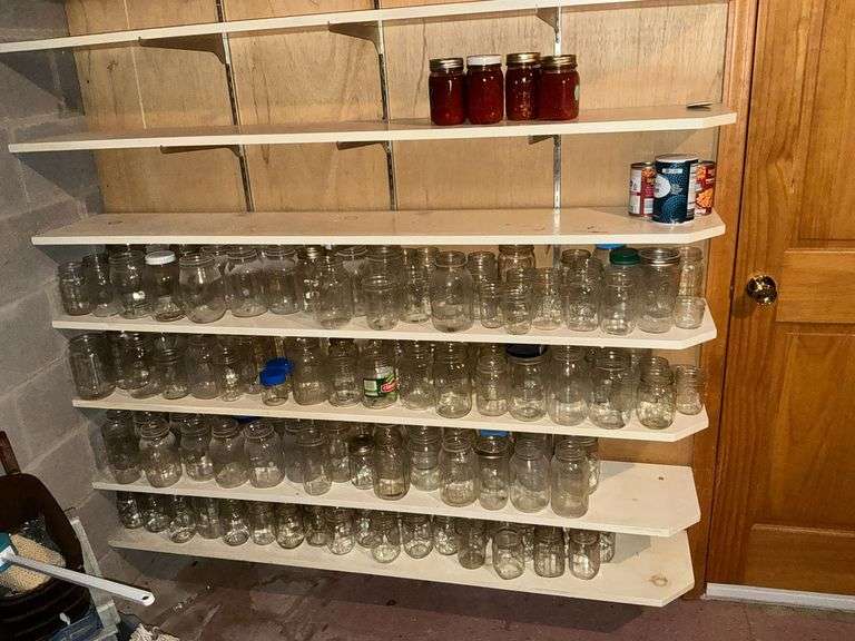 Assortment of canning jars image