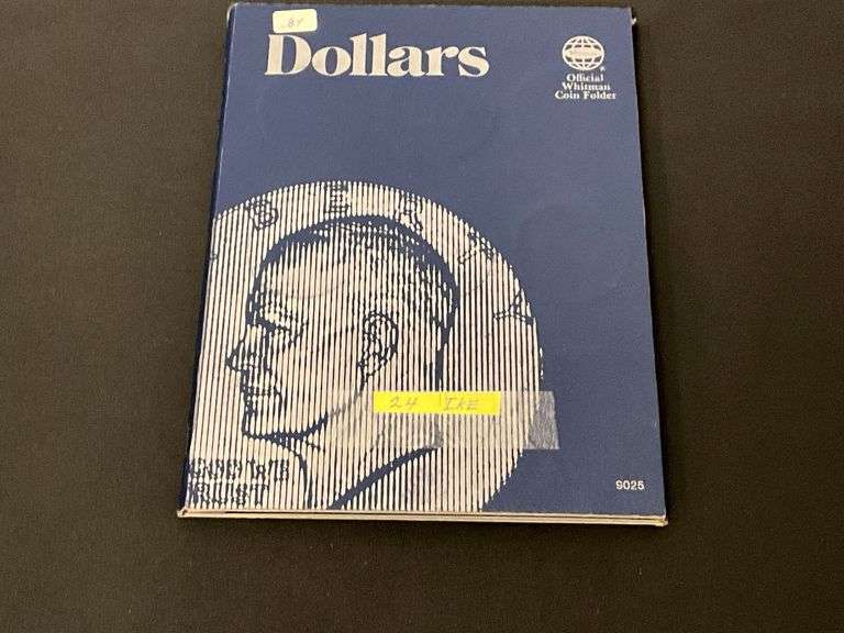 27 Eisenhower dollars in album image