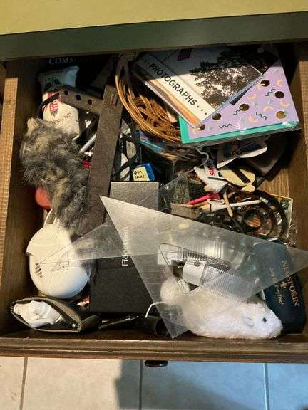 Contents of 4 junk drawers image