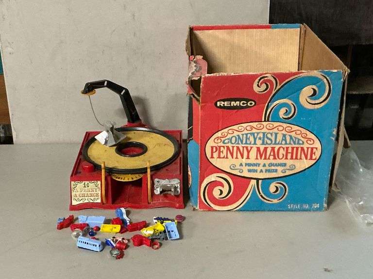 Vintage Remco Coney Island Penny Machine image