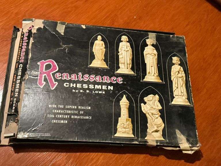 Renaissance Chessmen by E.S. Lowe image