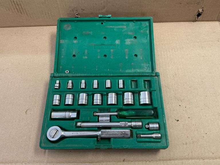 SK socket set 3/8 & 1/4" drive, SAE image