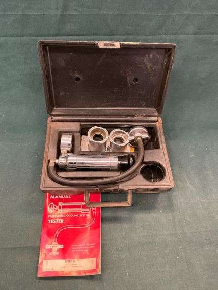 Stant cooling system pressure tester with  gauge. image
