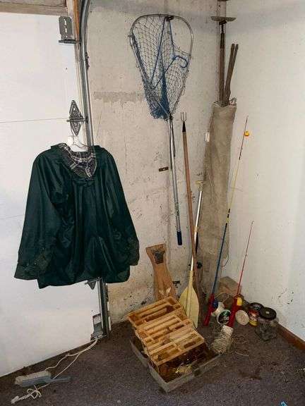 Assortment of fishing tackle image