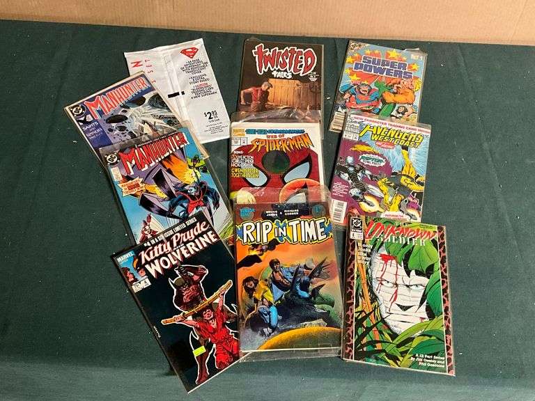 Comic books, Manhunter, Mai, Unknown Soldier, Superman, E-Man image