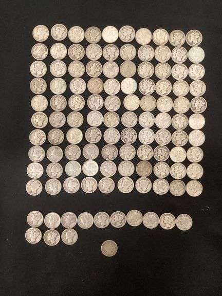 113 Mercury silver dimes image