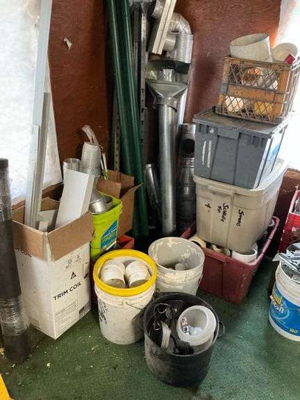 Plumbing supplies, joist hangers, galvanized pipe, etc. image