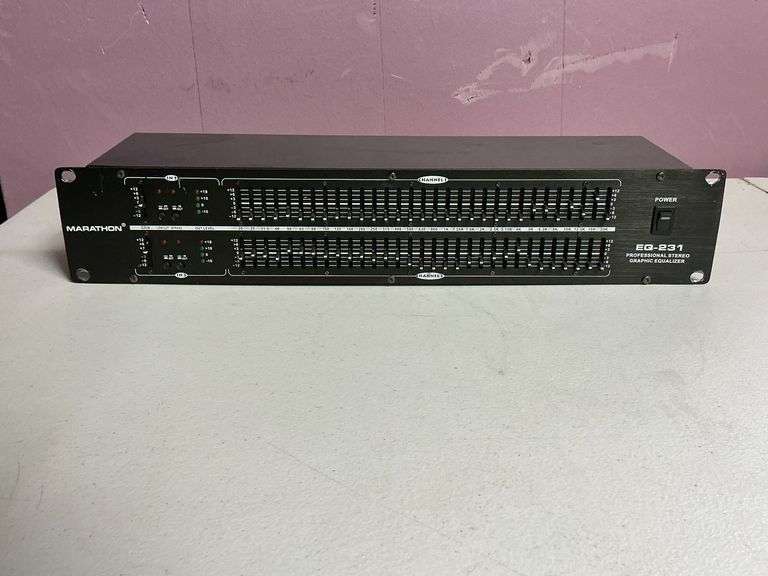 Marathon EQ-231 Professional stereo graphic equalizer image