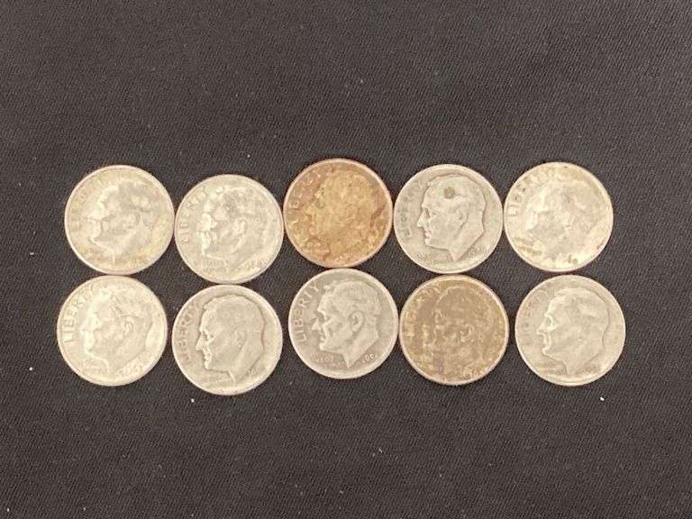 10 Roosevelt silver dimes image