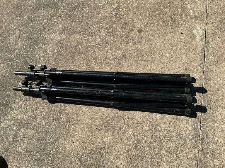Pair of Peavey tri-pod speaker stands image