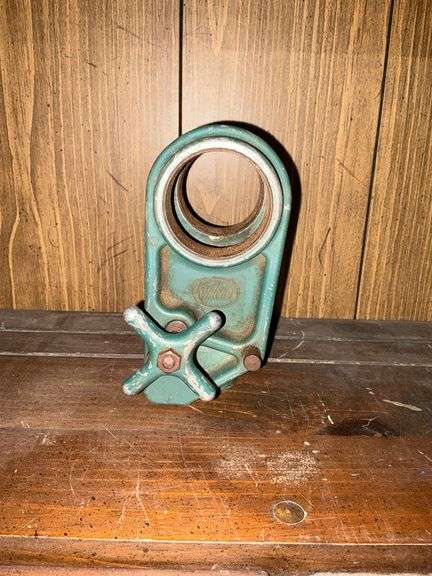 Vintage Kwikset door lock drill guide image