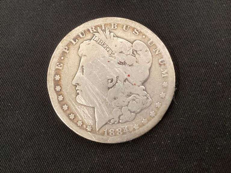 1884-S Morgan silver dollar image