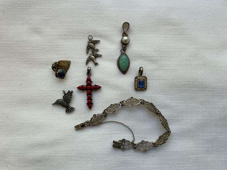 Group of possibly sterling pieces image