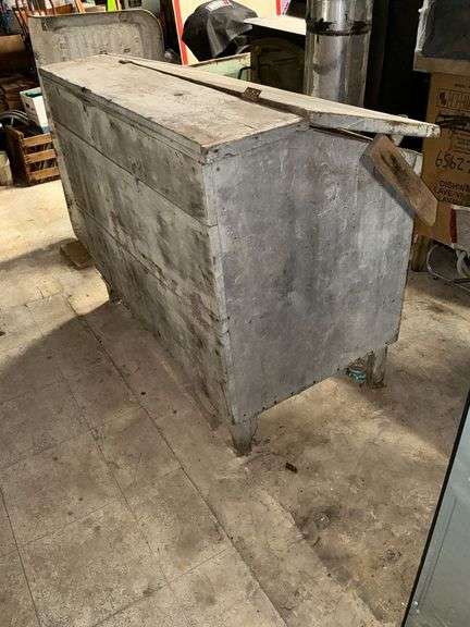 Wood lawn and garden 2 hole bin image