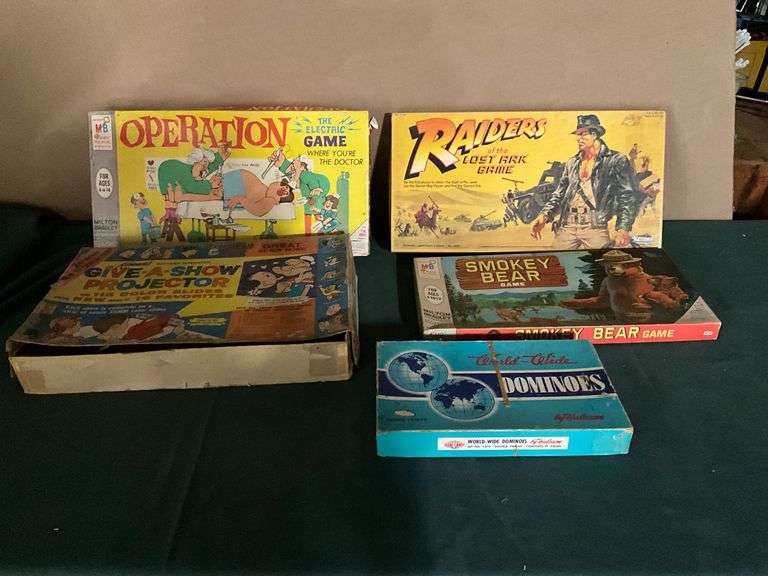 Board games, some vintage image