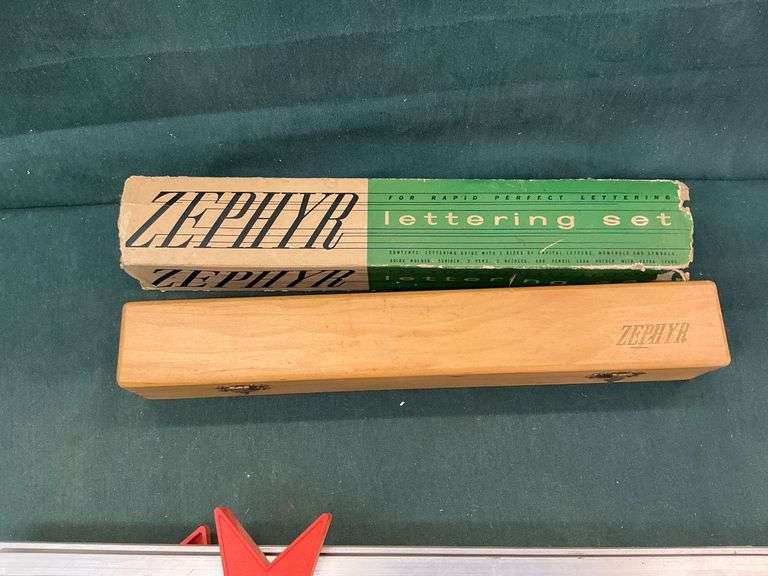 Zephyr lettering set image