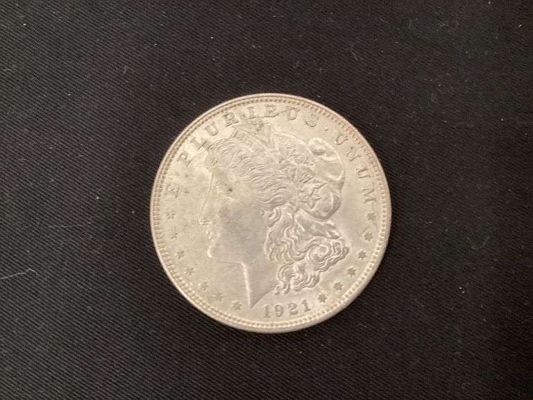 1921 Morgan silver dollar image