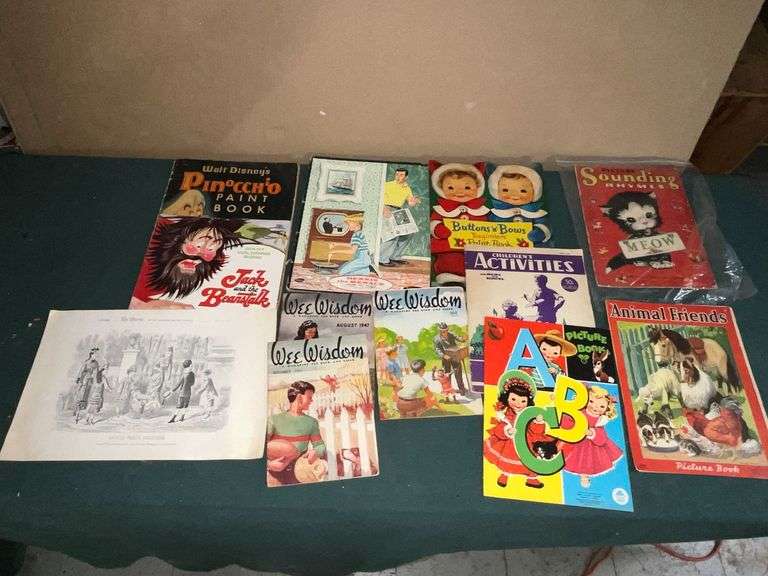 Wee Wisdom books, Animal Friends, other vintage children's books image