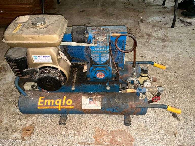 Emglo contractor air compressor, Model WI-185 image