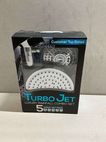 Turbo Jet Luxury rainfall shower head combo image