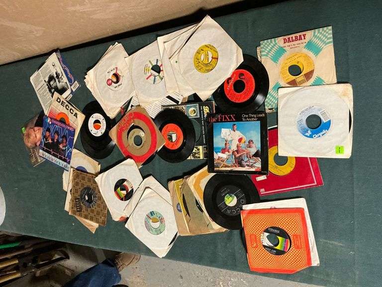 Collection of 45 records image
