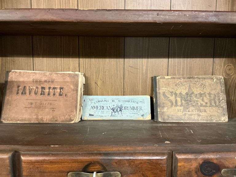 Vintage song books, The New Favorite copyright 1875 image