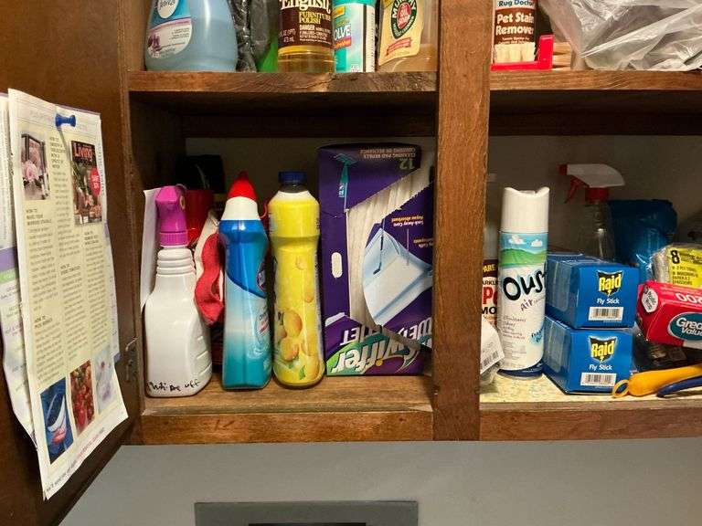 Light bulbs, cleaning supplies, etc. image