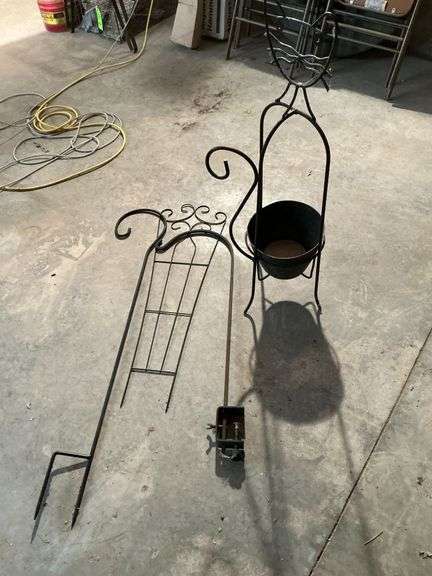 Shepards hooks, trellis, etc. image