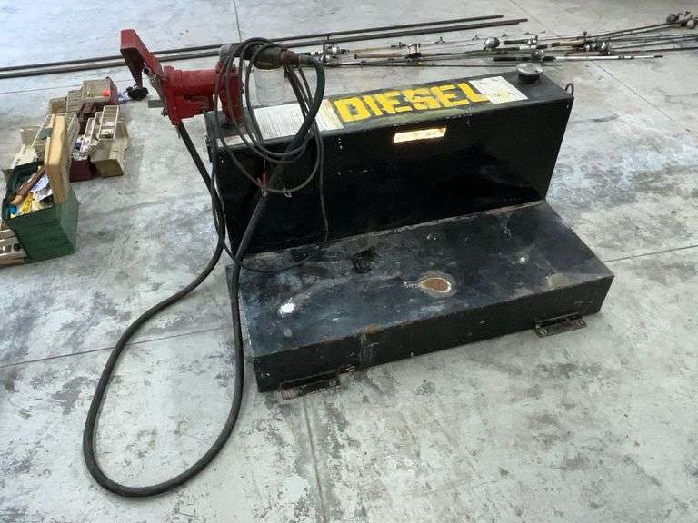 Weather Guard 100 gallon fuel tank, Fill-Rite 15 gpm 12 V pump image