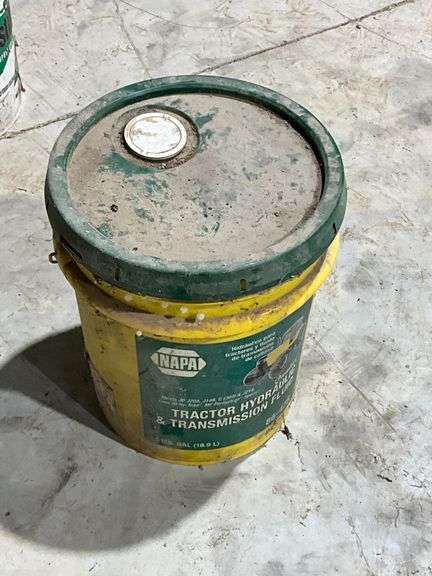 NAPA tractor hydraulic and transmission fluid, 5-gallon, unopened image