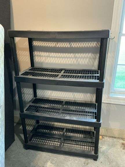 Plastic shelf 36" x 18" x 55" T. image