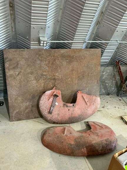 2 old tractor fenders image