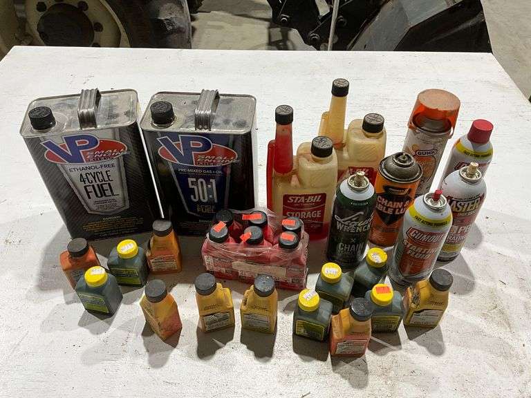 Small engine 50:1  2-cycle fuel, 4-cycle fuel, 2-cycle oil, etc. image