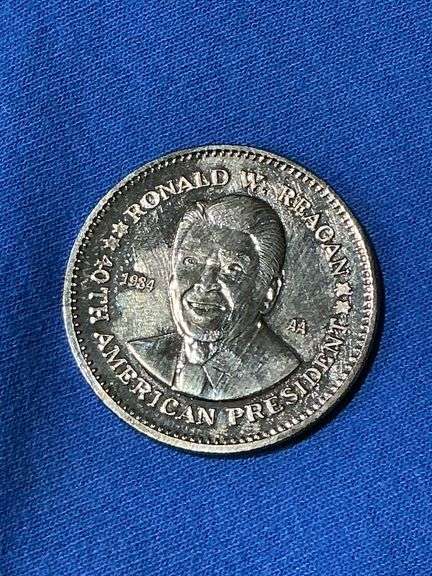 Ronald Reagan commemorative 40th anniversary coin image