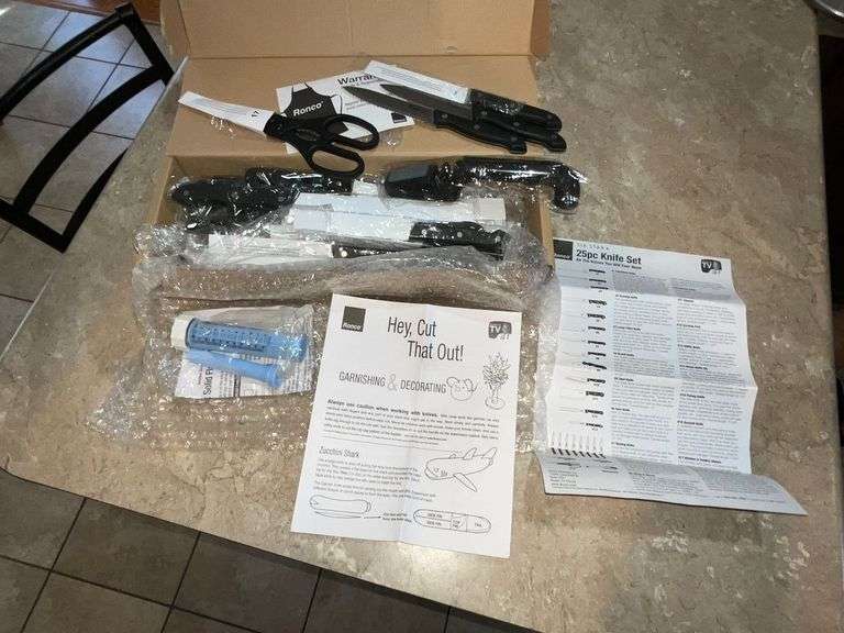 Ronco Six Star 25-piece knife set image